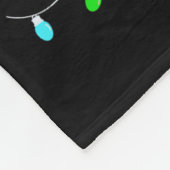 Erste Weihnachten als Oma, das Weihnachten passt Fleecedecke (Ecke)