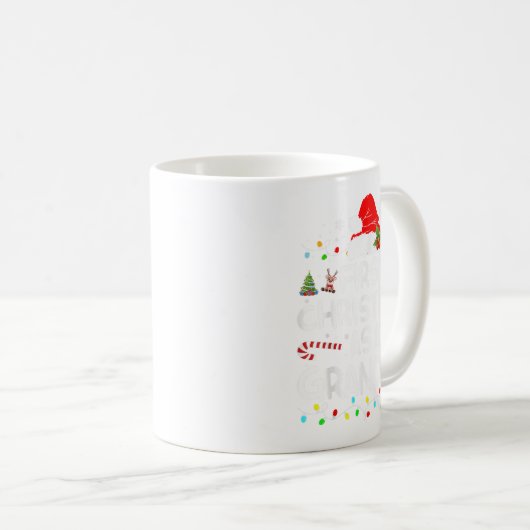 Erste Weihnachten als Oma, das Weihnachten passt Kaffeetasse (VorderseiteRechts)