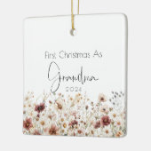 Erste Weihnachten als Oma Holiday Ornament (Links)