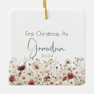 Erste Weihnachten als Oma Holiday Ornament