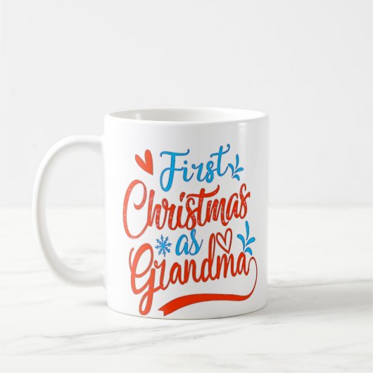 Erste Weihnachten als Oma Kaffeetasse (Links)