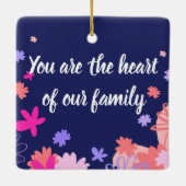 Erste Weihnachten als Oma Keramikornament (Rückseite)