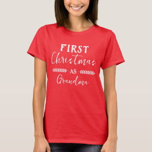 Erste Weihnachten als Oma Weihnachtsfamilie T-Shirt