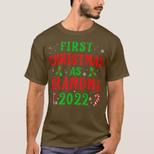 Erste Weihnachten als Oma Xmas Großmutter New Gr T-Shirt