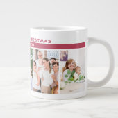 Erste Weihnachten als Opa 5 FotoCollage Jumbo-Tasse (Rechts)