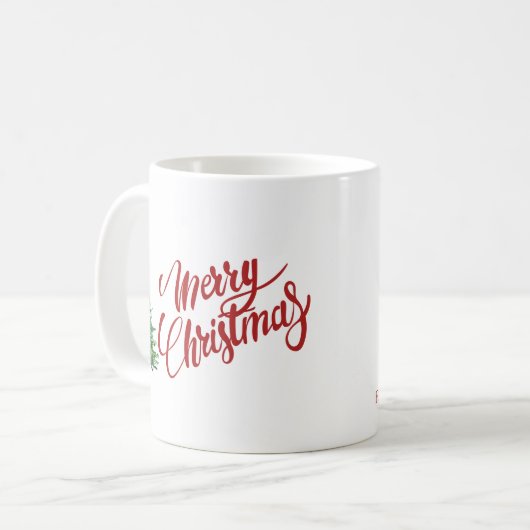 Erste Weihnachten als Opa Frohe Weihnachten Niedli Kaffeetasse (Vorderseite Links)