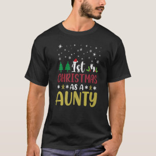 Erste Weihnachten als Tante T-Shirt
