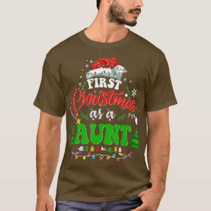Erste Weihnachten als Tante Weihnachtsmannmütze Ug T-Shirt