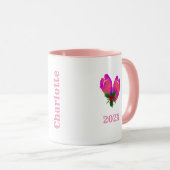 Erste Weihnachten als Vater eines Babymädchens Tasse (VorderseiteRechts)