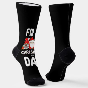 Erste Weihnachten als Vater Familienferien Kinder Socken