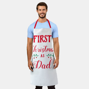 Erste Weihnachten als Vater Schürze