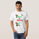 Erste Weihnachten als VATER T-Shirt (Vorne ganz)