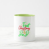 Erste Weihnachten als Vater - Tasse (Zentrum)