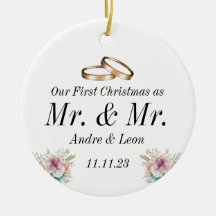 Erste Weihnachten als Verheiratetes Coupé