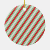 Erste Weihnachten auf unserer neuen Zuhause Keramikornament (Hinten)