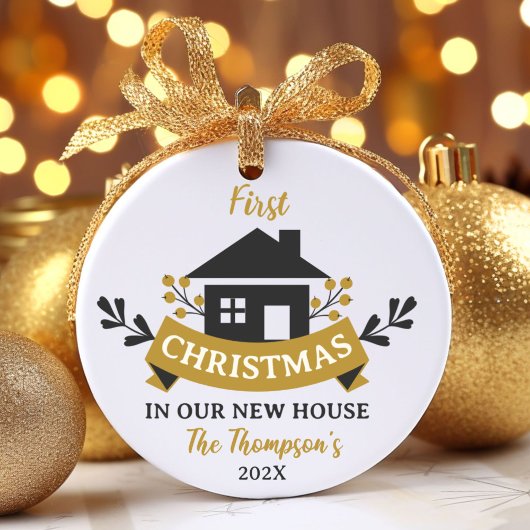 Erste Weihnachten auf unserer neuen Zuhause Ornament