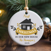 Erste Weihnachten auf unserer neuen Zuhause Ornament