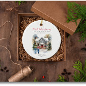 Erste Weihnachten auf unserer neuen Zuhause | Verh Keramik Ornament