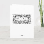 Erste Weihnachten des Babys mit Niedlichen Kätzche (Rückseite)