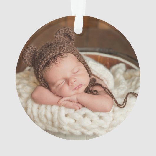 Erste Weihnachten Großeltern Pinienwälder Karierte Ornament (Rückseite)