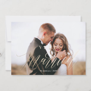 Erste Weihnachten Herr & Mrs. Holiday Foto Card