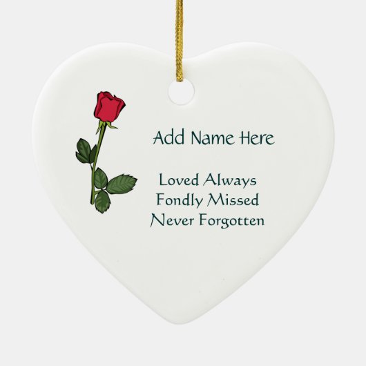 Erste Weihnachten im Himmel 2021 Keramik Ornament (Hinten)