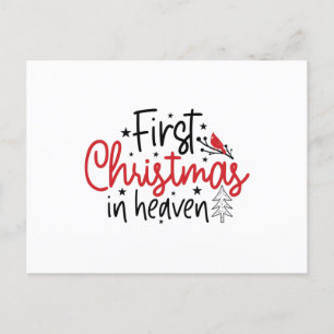 Erste Weihnachten im Himmel, Roter Vogel Postkarte