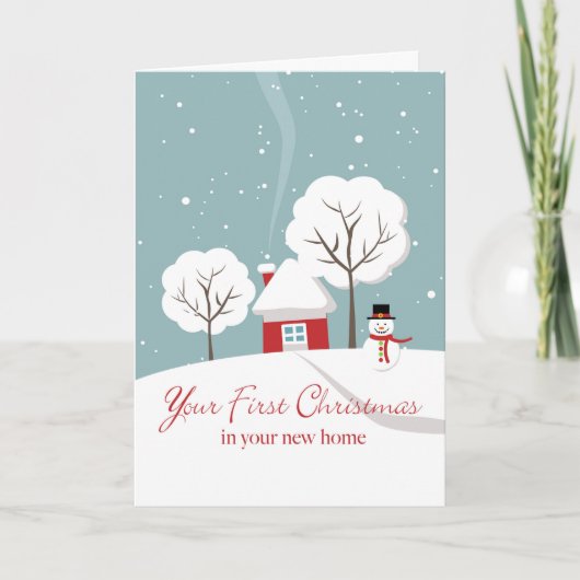 Erste Weihnachten in Ihrer neuen Zuhause mit Rotem (Vorderseite)