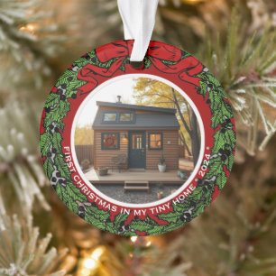 Erste Weihnachten in meinem winzigen Zuhause-Foto Ornament