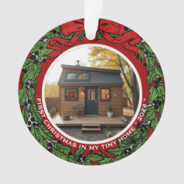 Erste Weihnachten in meinem winzigen Zuhause-Foto Ornament