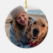 Erste Weihnachten in neuen Zuhause benutzerdefinie Keramik Ornament (Hinten)