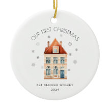 Erste Weihnachten in New Zuhause Holiday Ornament