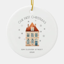 Erste Weihnachten in New Zuhause Holiday Ornament