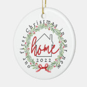 Erste Weihnachten in New Zuhause Ornament (Links)
