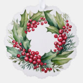 Erste Weihnachten in New Zuhause - Ornament Karte (Rückseite)