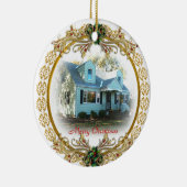 Erste Weihnachten in New Zuhause-Ornament Keramik Ornament (Rechts)