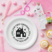 Erste Weihnachten in New Zuhause Personalisierte W Pappteller (Party)