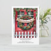 Erste Weihnachten in New Zuhause Wreath mit Initia (Stehend Vorderseite)