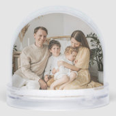 Erste Weihnachten in unserem neuen Zuhause Double  Schneekugeln (Rückseite)