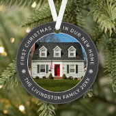 Erste Weihnachten in unserem neuen Zuhause Grau Cu Ornament