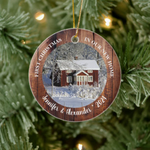 Erste Weihnachten in unserem neuen Zuhause-Stallho Keramik Ornament