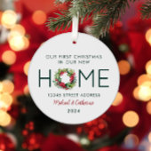 Erste Weihnachten in unserem neuen Zuhause Waterco Ornament Aus Metall