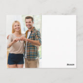 Erste Weihnachten in unserem neuen Zuhause Weihnac Postkarte (Rückseite)