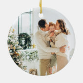 Erste Weihnachten in unserem New Zuhause Ornament (Hinten)