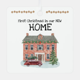Erste Weihnachten in unserem New Zuhause Ornament