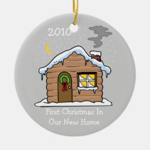 Erste Weihnachten in unserer neuen Zuhause 2010 (H Keramikornament
