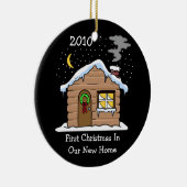 Erste Weihnachten in unserer neuen Zuhause 2010 (H Keramikornament (Rechts)