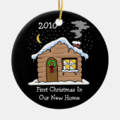 Erste Weihnachten in unserer neuen Zuhause 2010 (H Keramikornament (Vorne)