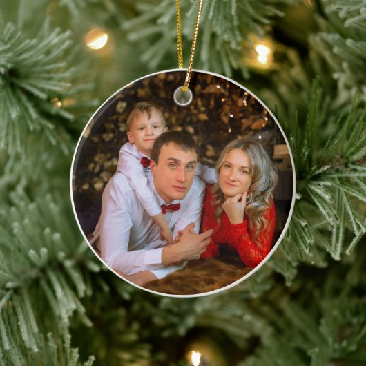 Erste Weihnachten in unserer neuen Zuhause 2025 Keramik Ornament (Baum)