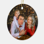 Erste Weihnachten in unserer neuen Zuhause 2025 Keramik Ornament (Links)